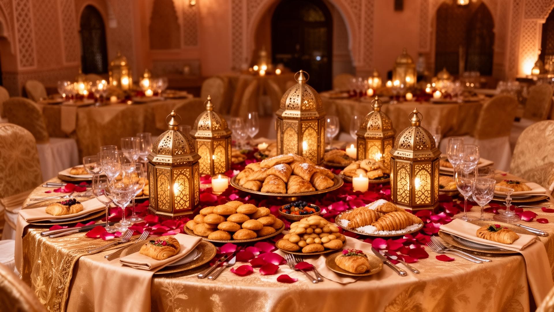 Table de mariage élégante